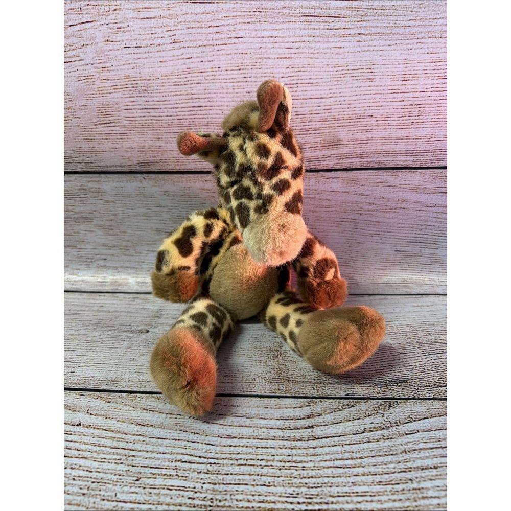 Manhattan Toy Giraffe Plush 18" Brown Stuffed Animal Pre‑Owned